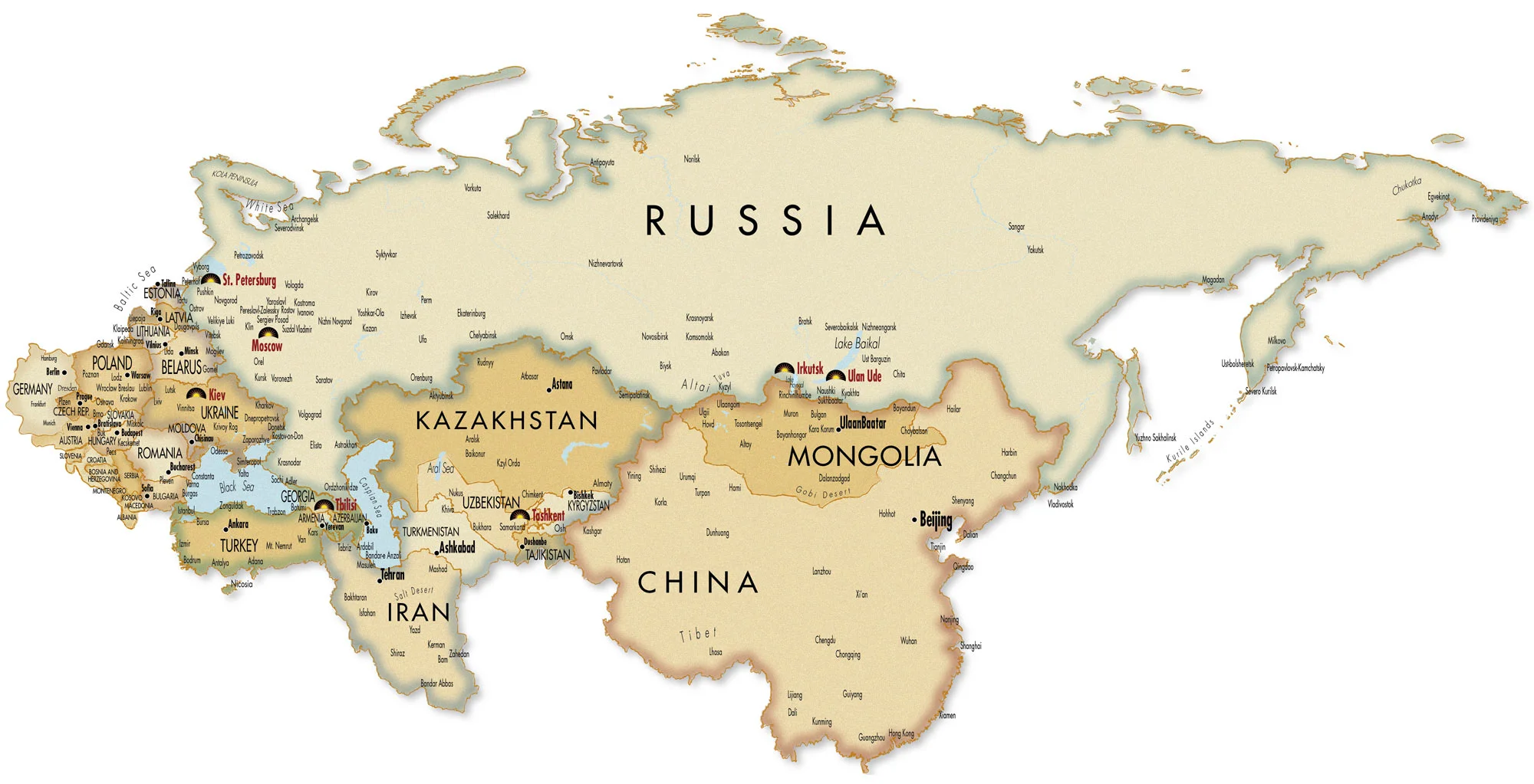 Карта россия казахстан Карта россия казахстан