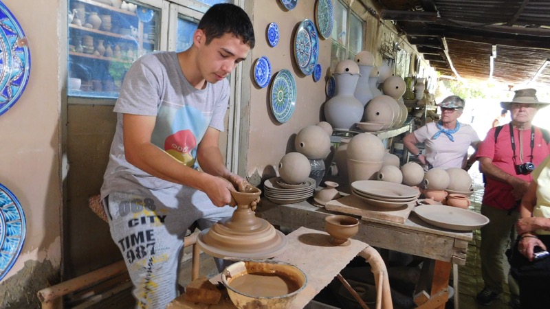  The skills to create Uzbek ceramics have been handed down from father to son for generations Photo credit: Abdu Samadov 