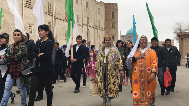  Navruz parades announce the arrival of spring Photo credit: Abdu Samadov 