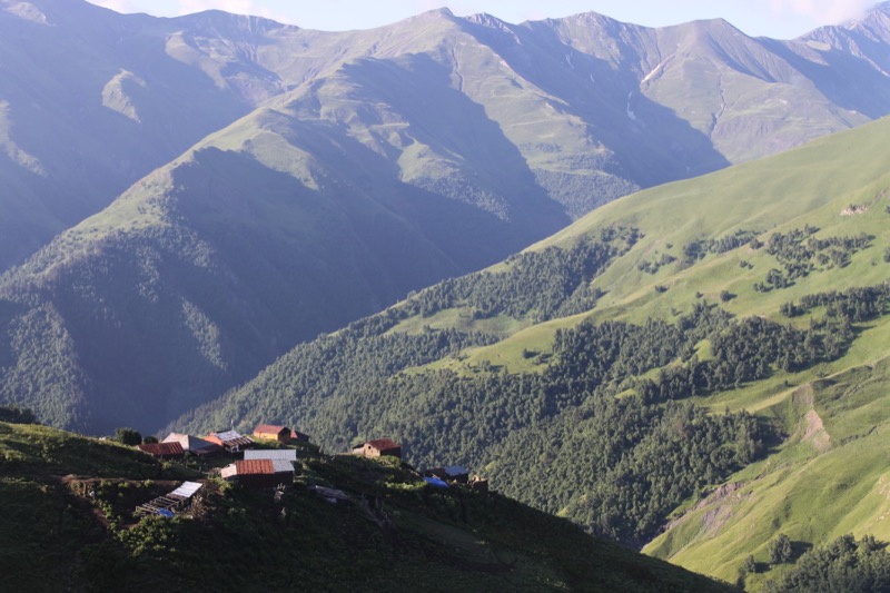  Tiny mountain village in Tusheti, Georgia Photo: Shota Lagazidze 