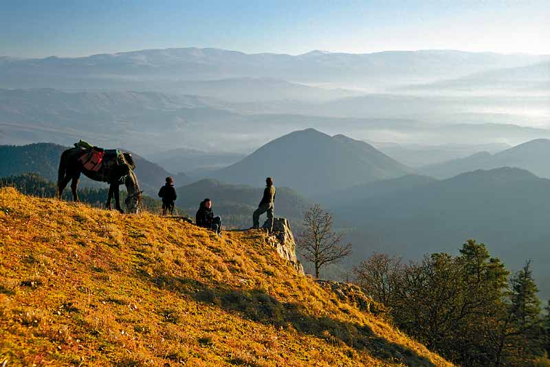  Horse trekking in the Caucasus Mountains of Georgia Photo: Georgia Tourism Board 