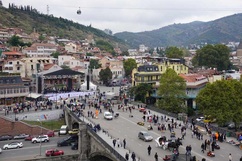 A bridge in Tbilisi