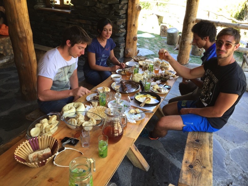  A mountain feast in Tusheti Photo: John Wurdeman 