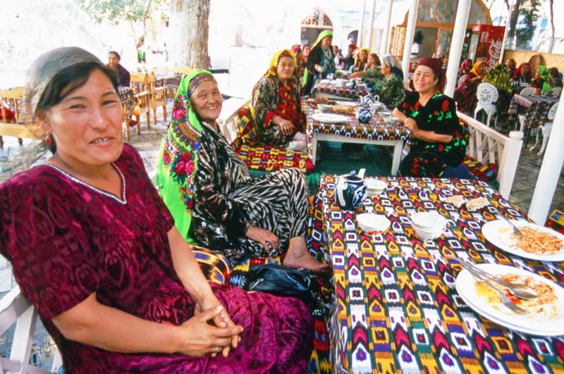   Uzbeks share their legendary friendliness and hospitality   Photo credit: Peter Guttman 