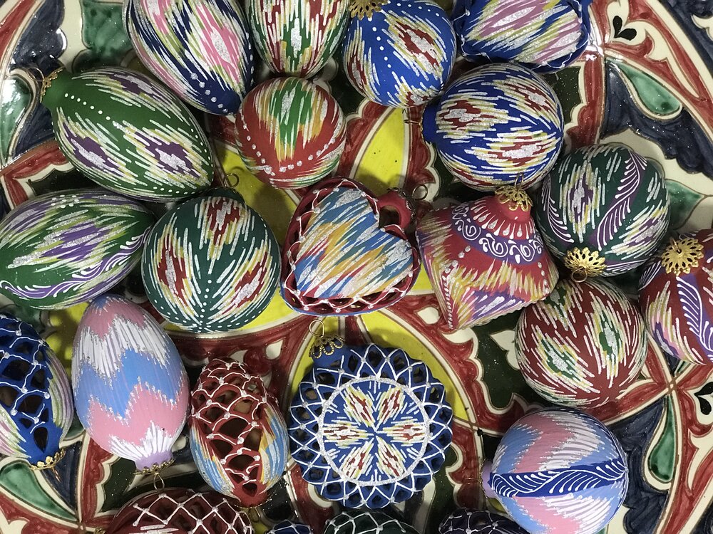 Handmade ceramic toys