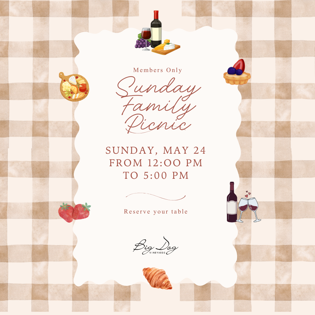 Family Picnic Day at the Winery (MEMBERS ONLY)