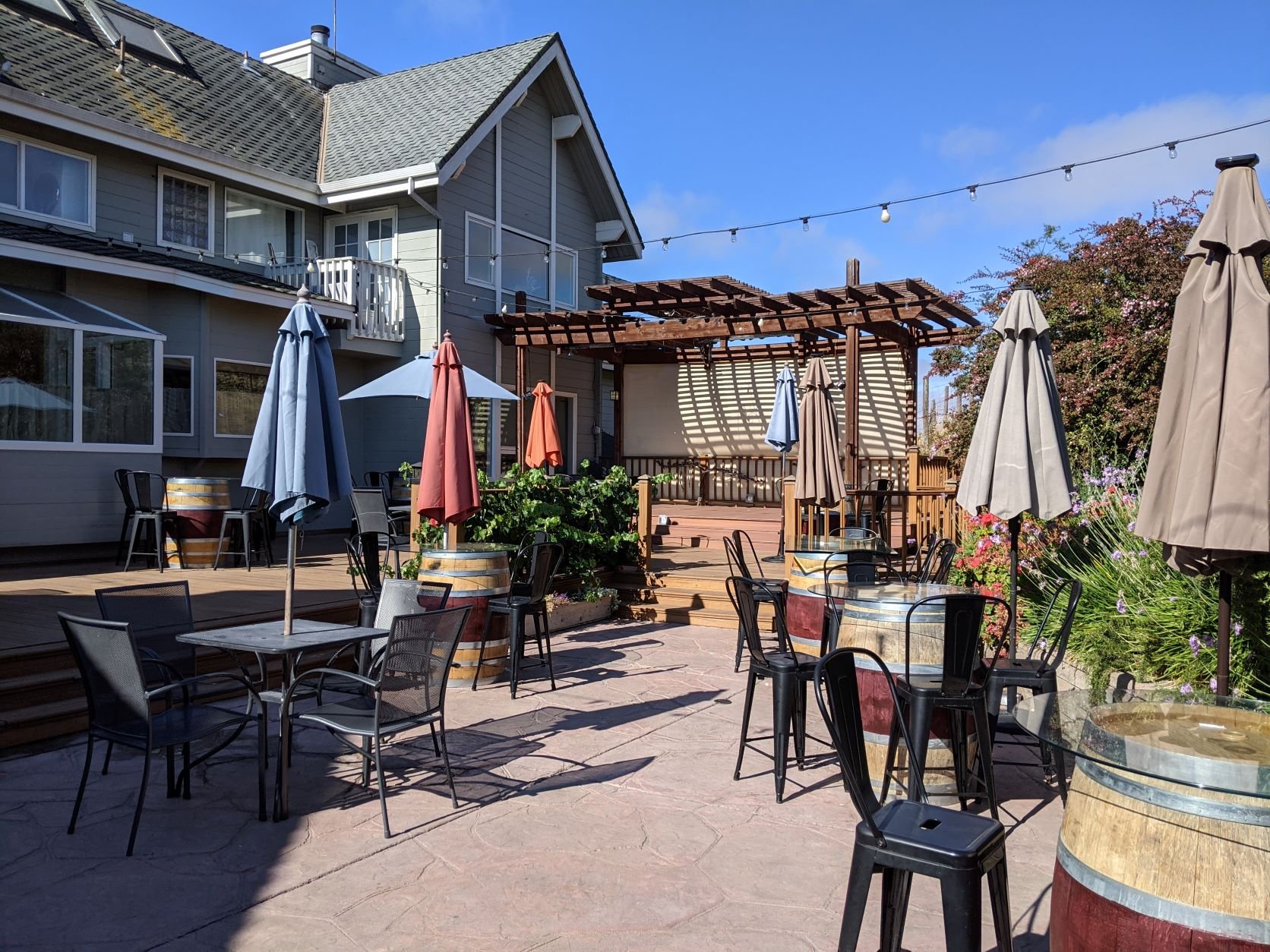 BDV's Outdoor Back Patio Tasting Room