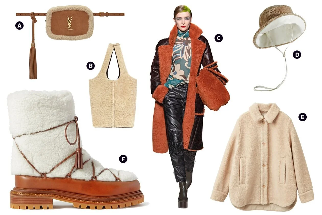 Wall Street Journal | Fashion's New Shearling Obsession