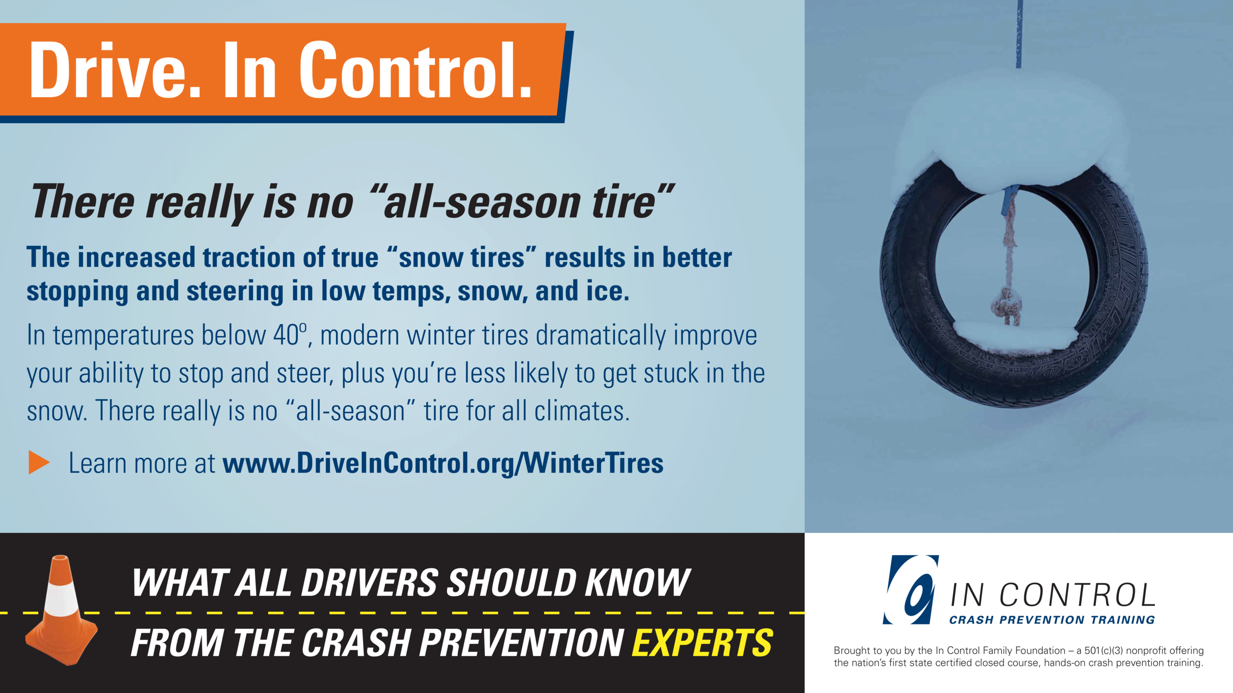 Winter tires save lives