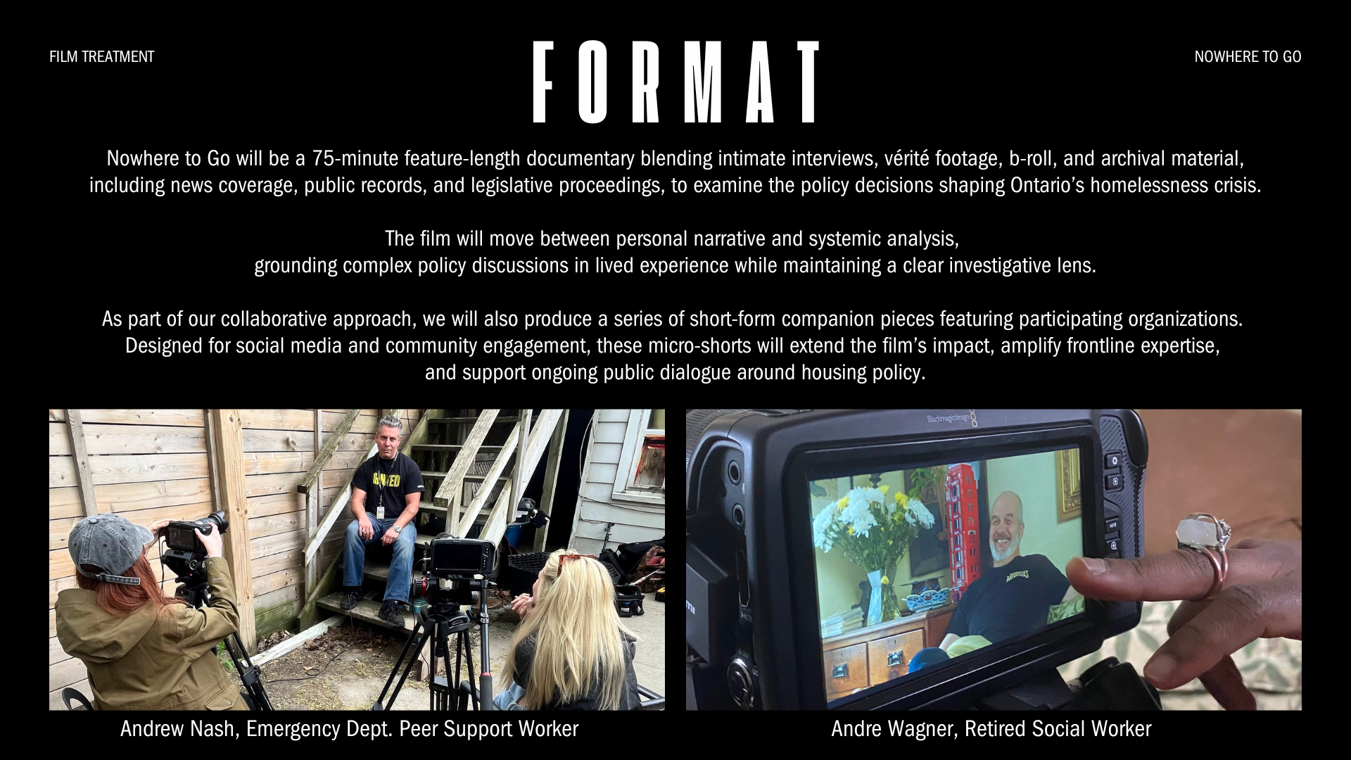 establishing film length as 75 minutes