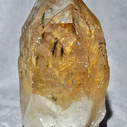 Natural citrine w/watermelon tourmaline
