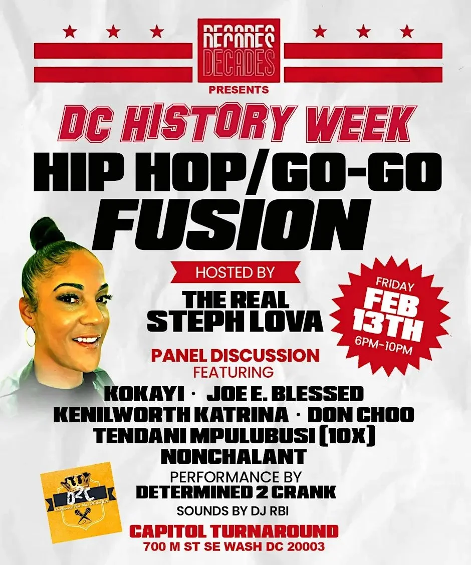 DC HISTORY WEEK HIP-HOP GO-GO FUSION