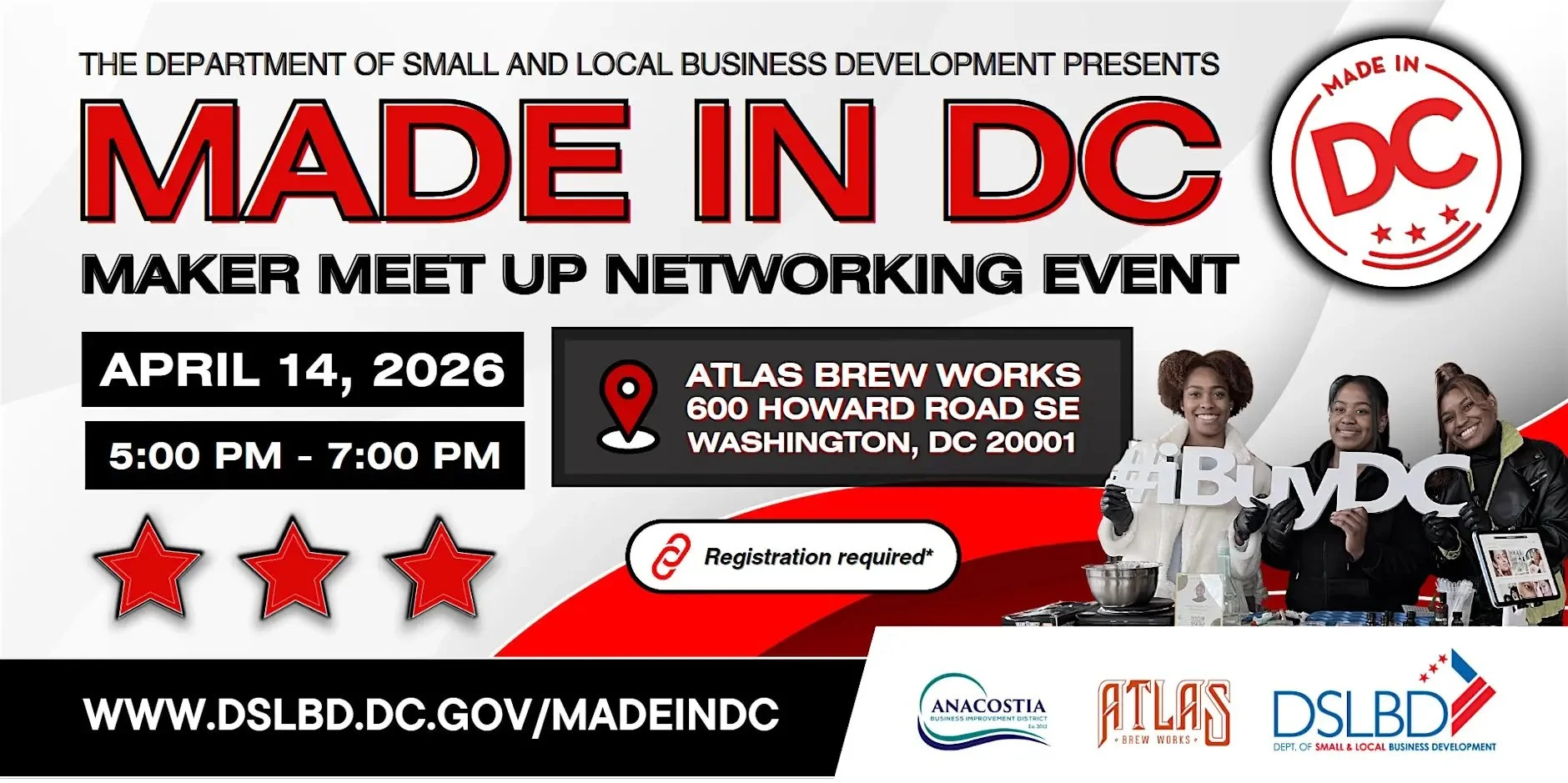 DSLBD Presents: Made in DC Maker Meet Up Networking Event