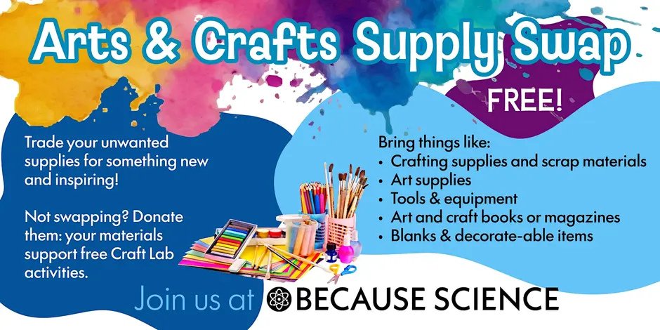 Art & Craft Supply Swap & Crafternoon