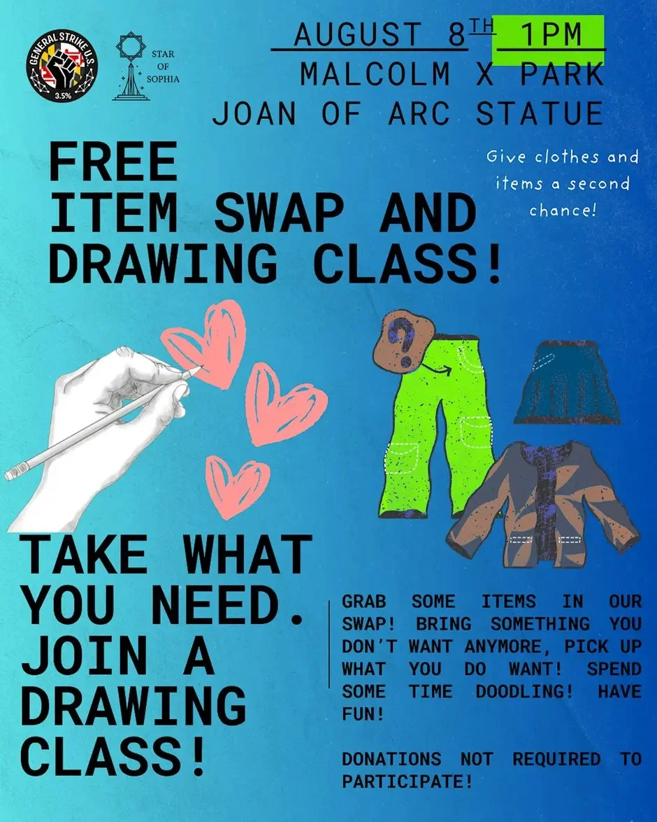 Free item Swap and Drawing Class!