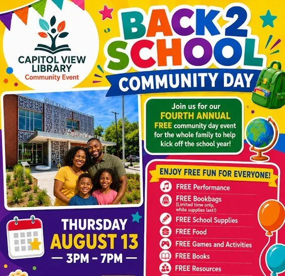 Back 2 School Bookbag Giveaway & Community Wellness Day