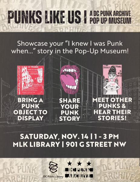 Punks Like Us: A DC Punk Archive Pop Up Museum