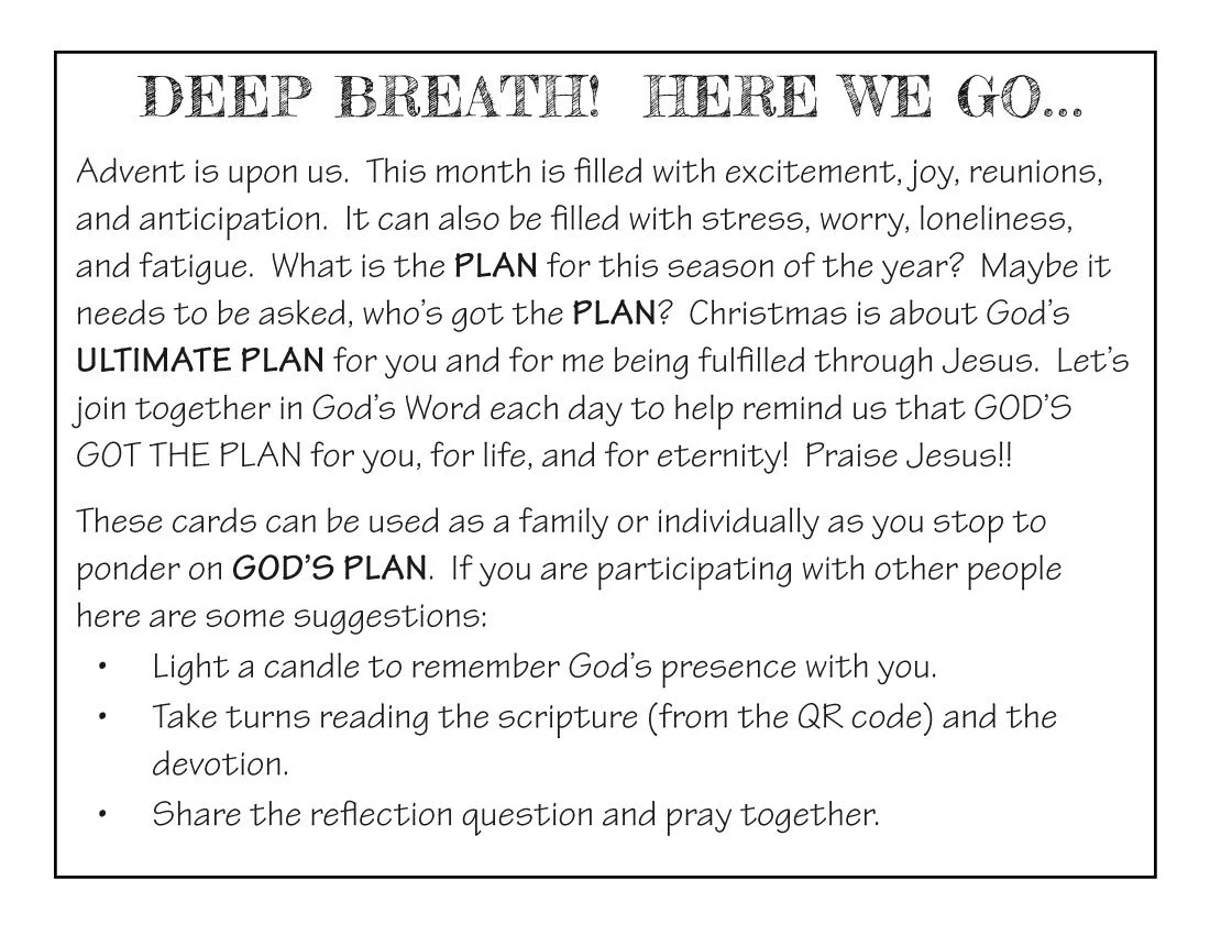 Deep Breath! Here We Go...