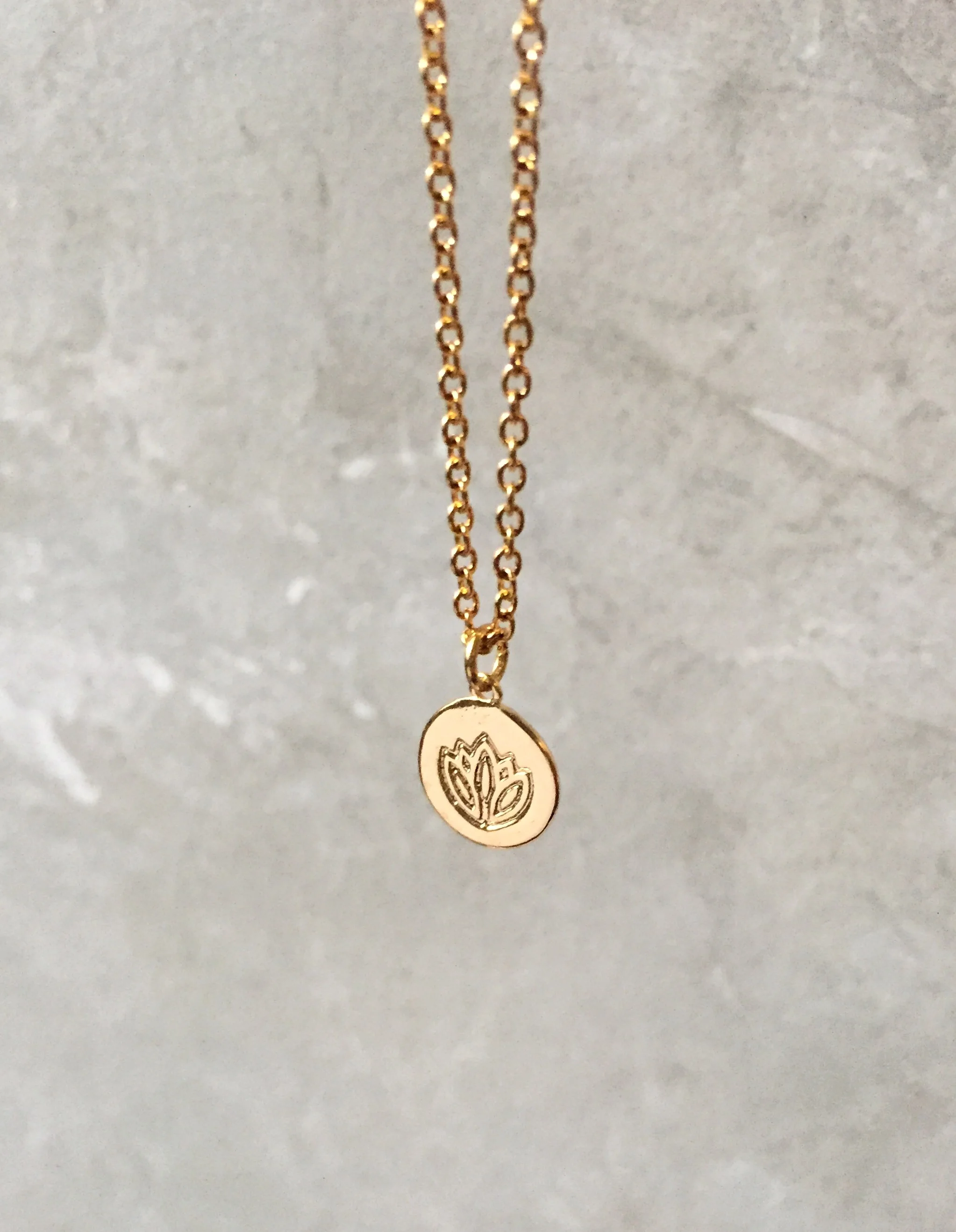 lotus necklace