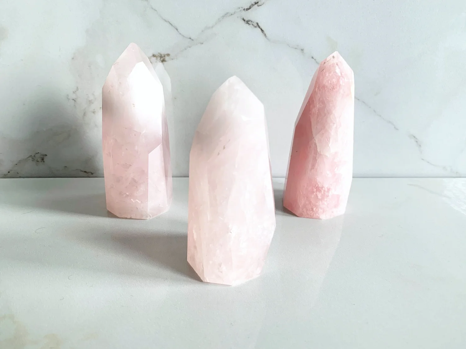 Rose Quartz Tower — GoddessLuxe Jewelry