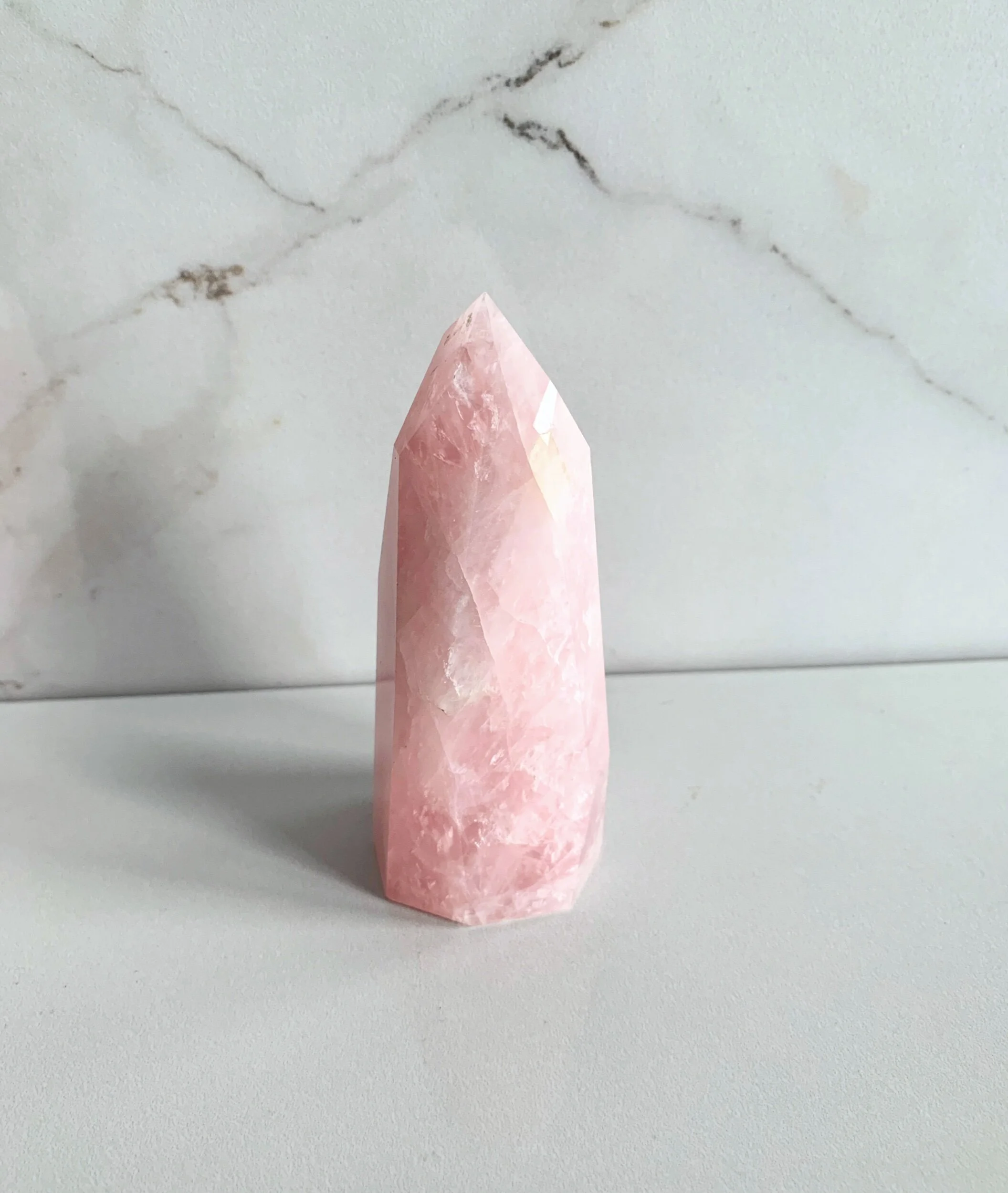 Rose Quartz Tower — GoddessLuxe Jewelry