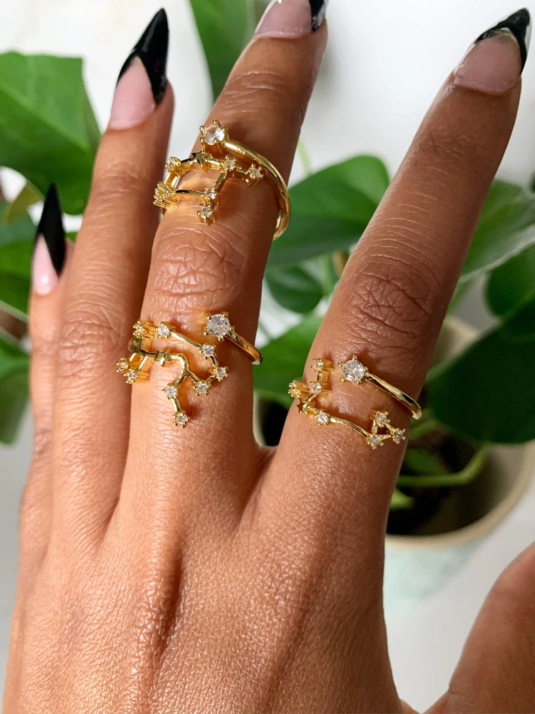 zodiac constellation ring
