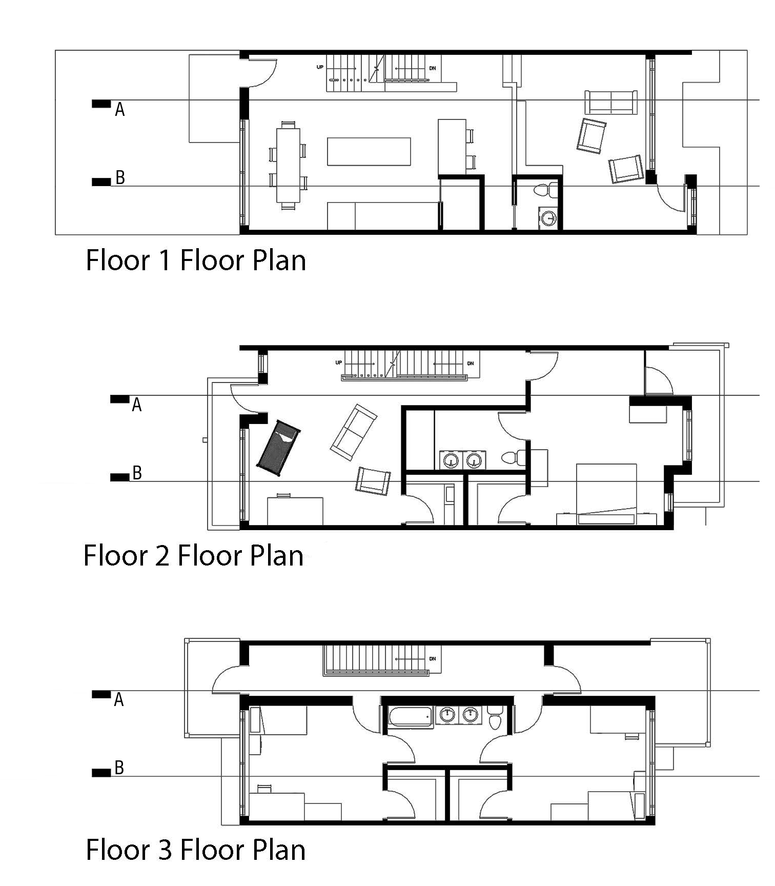 Floor plans || Revit, Photoshop