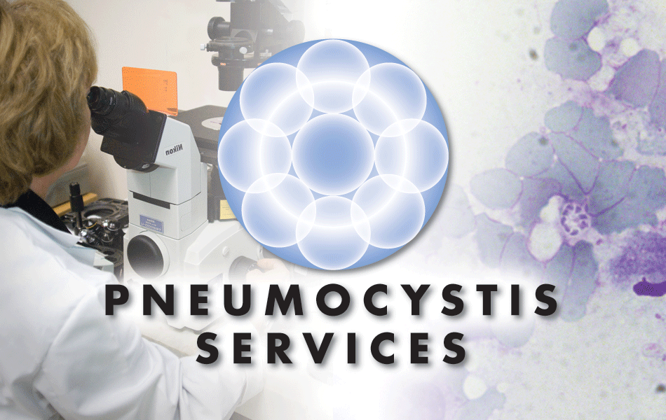 Pneumocystis Services website header.