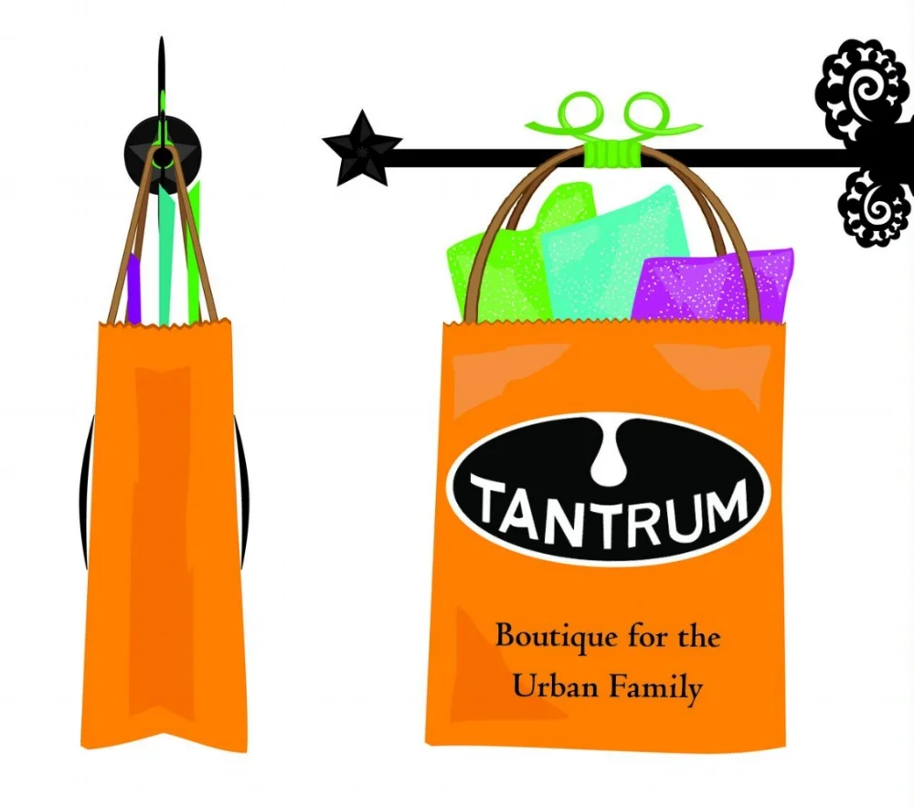 Tantrum Boutique Sign, Northside Co-Sign Contest submission.