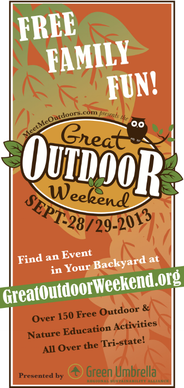 Great Outdoor Weekend print ad. Vertical 1/8 page magazine & newspaper.