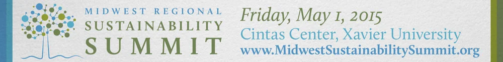 Midwest Regional Sustainability Summit web ad, leaderboard.