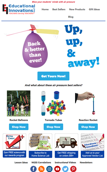 Back in Stock Email Send - Balloon Helicopters