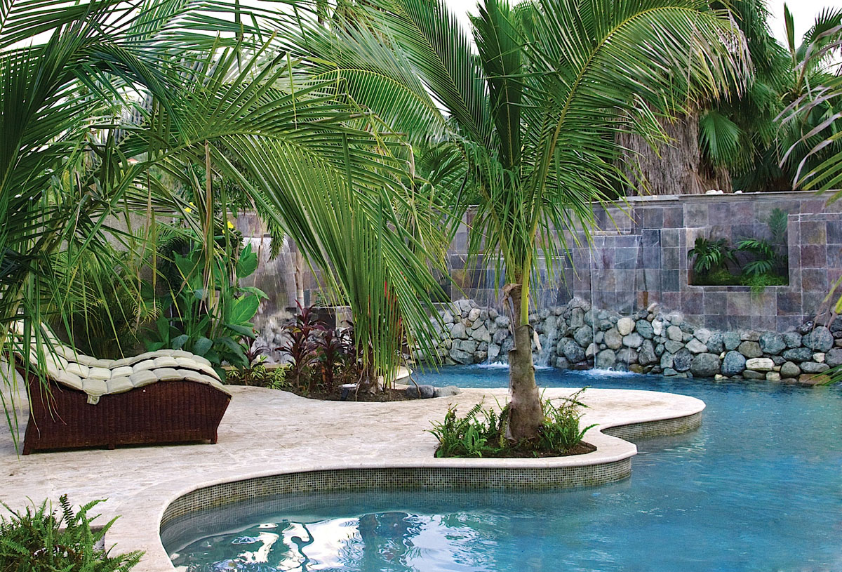 Fern Tree Spa Lagoon Pool, one of more than a dozen pools at Half Moon.