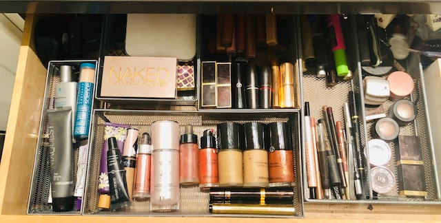 Dina’s makeup drawer