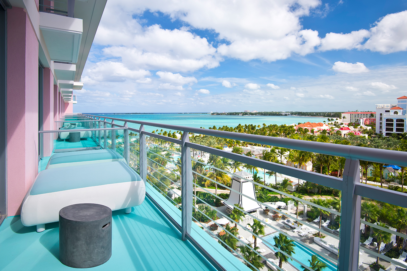 Balcony views.