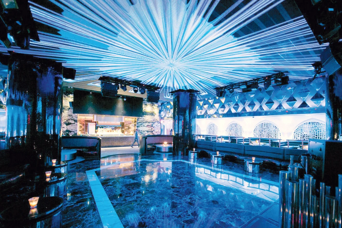 Bond Nightclub, is classic SLS style "playful sophistication" as a nightlife concept.