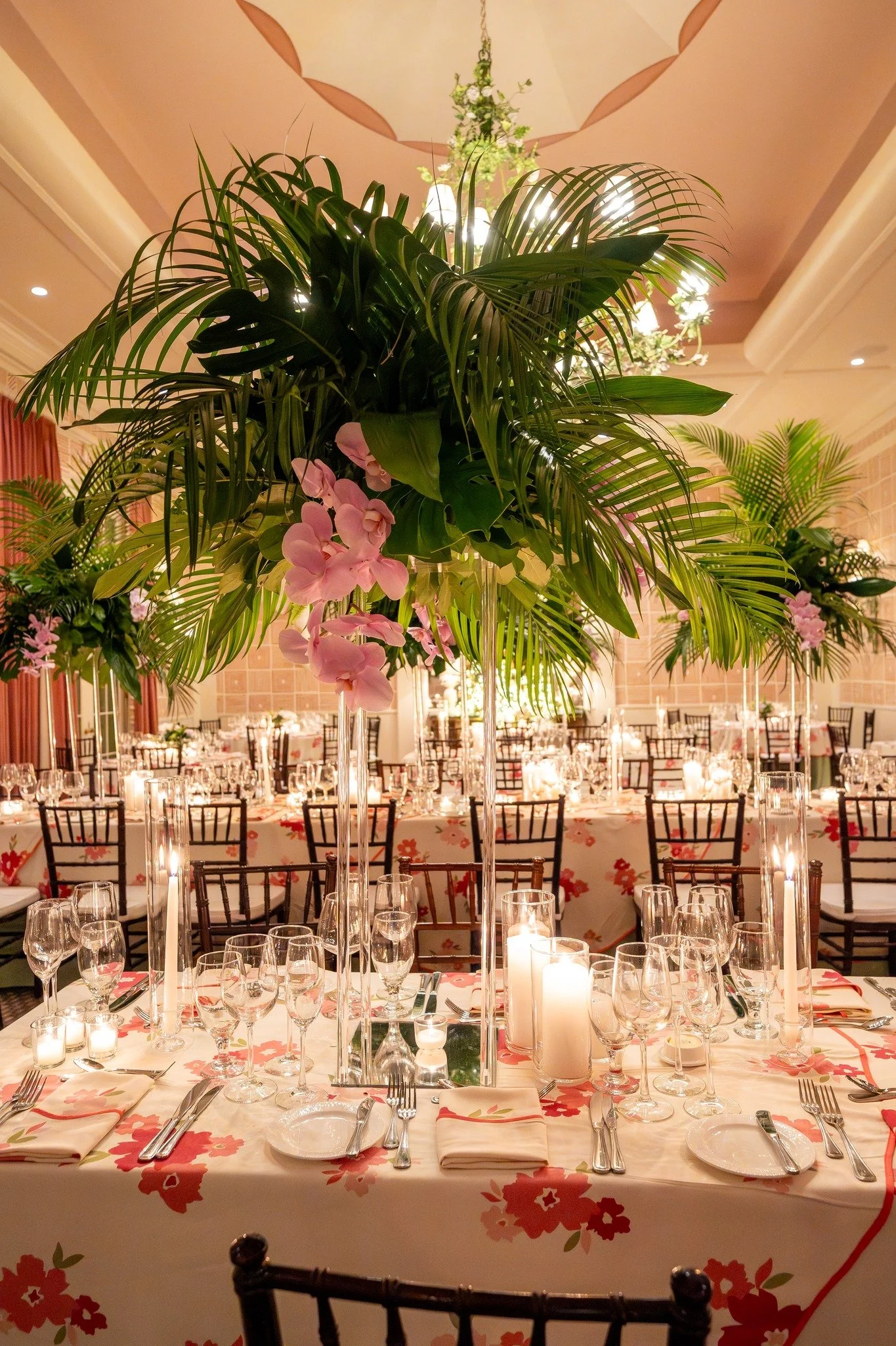 A month on, and the glow still lingers.

Candlelight indoors, the terrace just beyond &mdash; two settings designed in the same visual language, each carrying the evening forward in their own way.

Layered tables, lush florals, and that unmistakable 