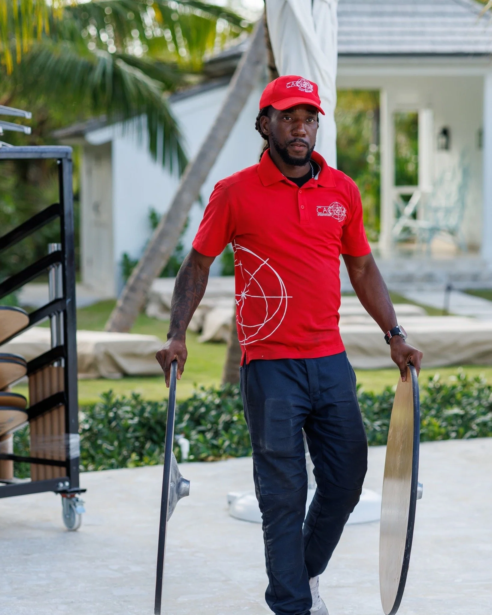 The many faces of LeRoy: office mode, setup mode, driver mode, heavy-lifting mode - and still smiling through it all.

✨ Meet the Team: LeRoy | Cacique Events and Production Manager.

**What does a typical event day look like for you?**
I start my mo