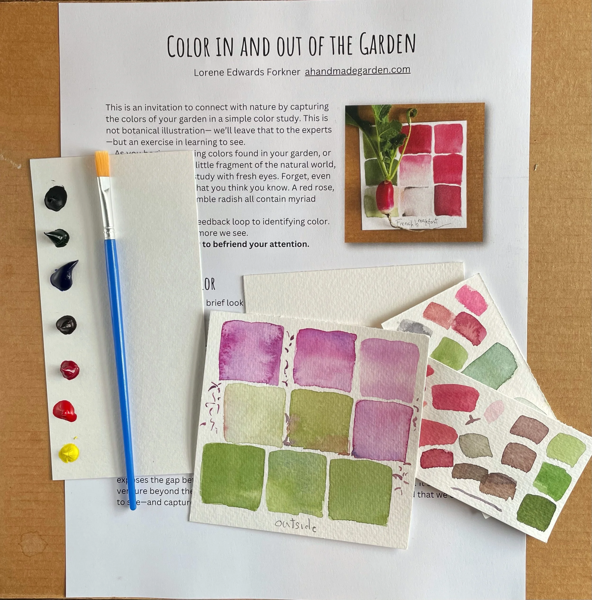 Seeing Color in the Garden & Sonatinis  / A 2-Part Workshop