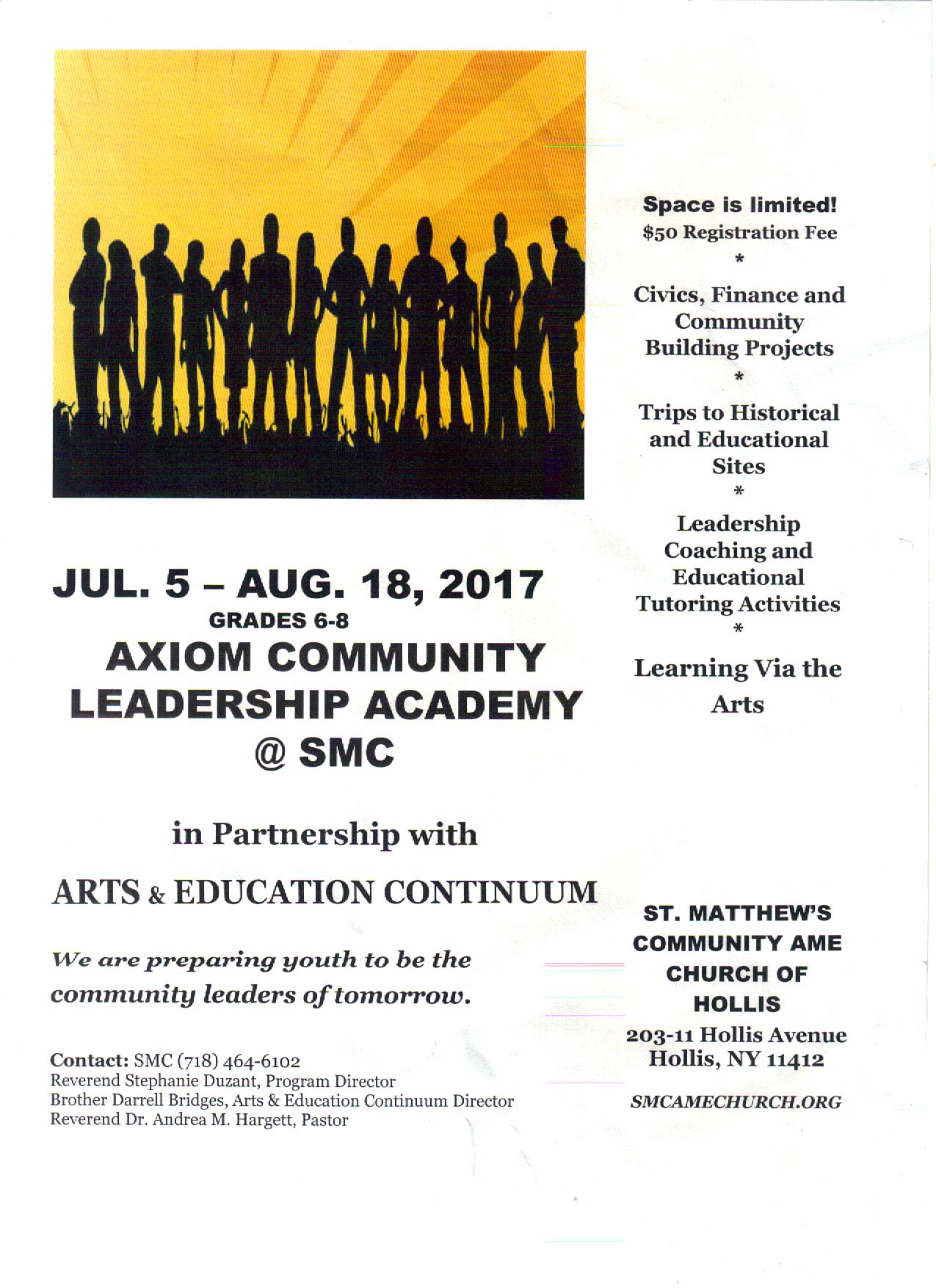 Axiom Community Leadership Academy