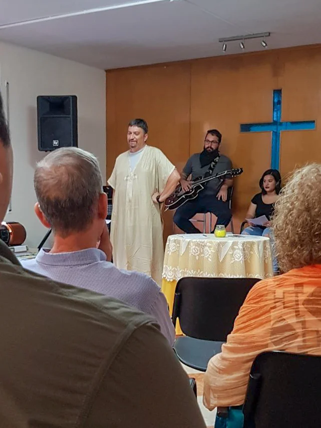 Our friend Abel shares a heartfelt reflection during last Sunday's worship and prayer service.