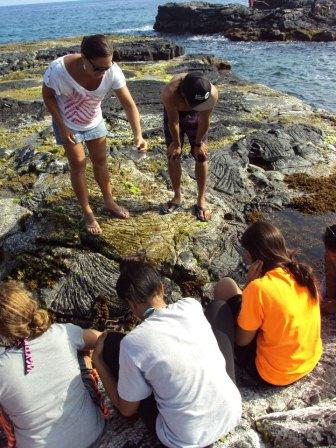     A living classroom along the Ala Kahakai National Historic Trail.    