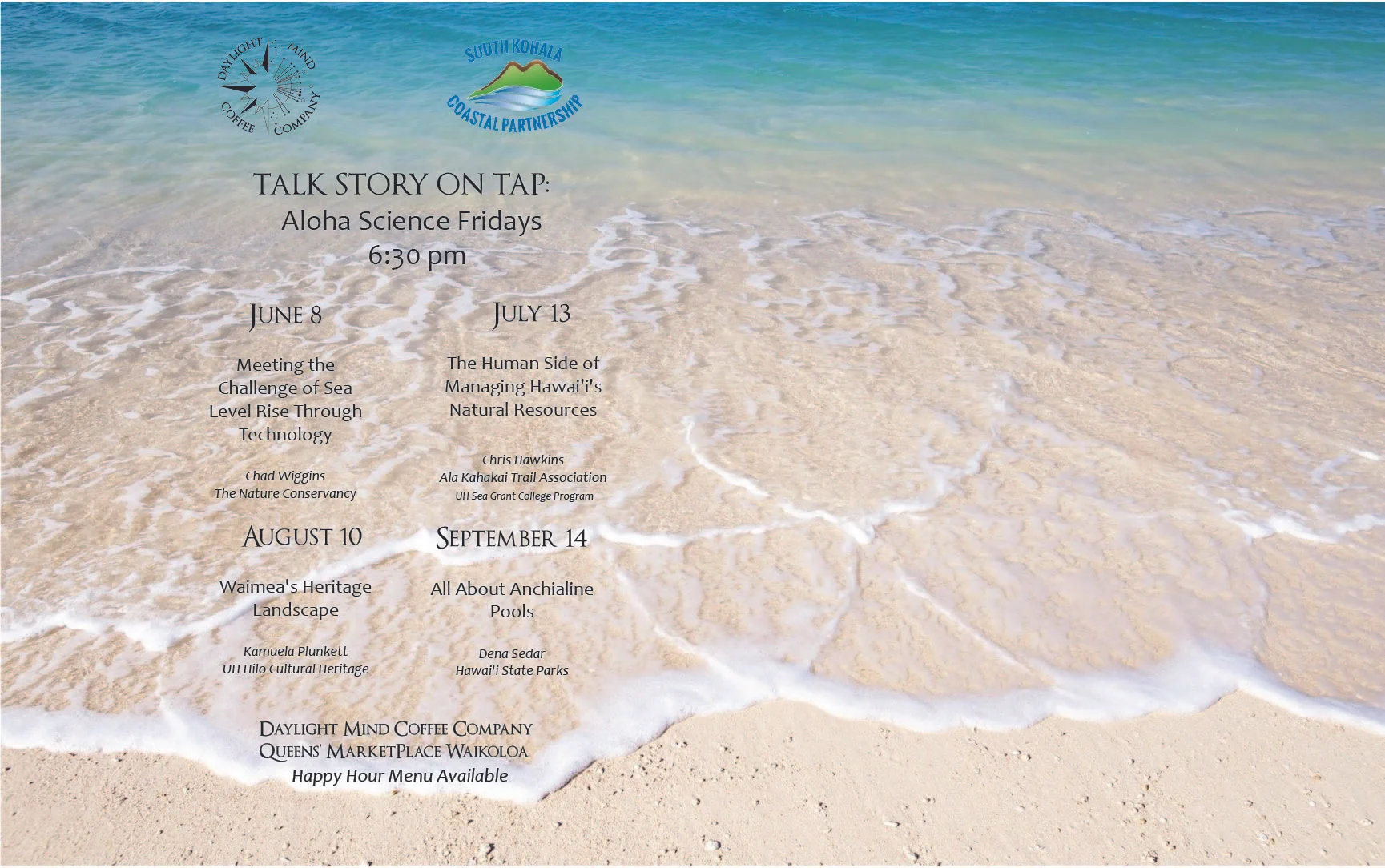 Talk Story on Tap: Aloha Science Fridays at Daylight and Mind Waikoloa