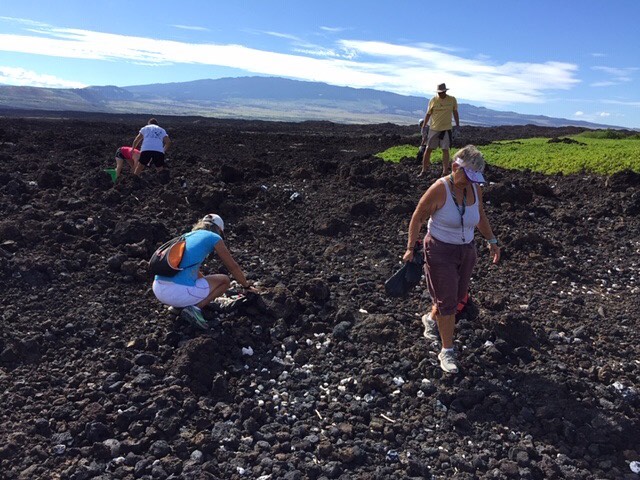 Beautiful day for a beach clean up! #alakahakaitrail