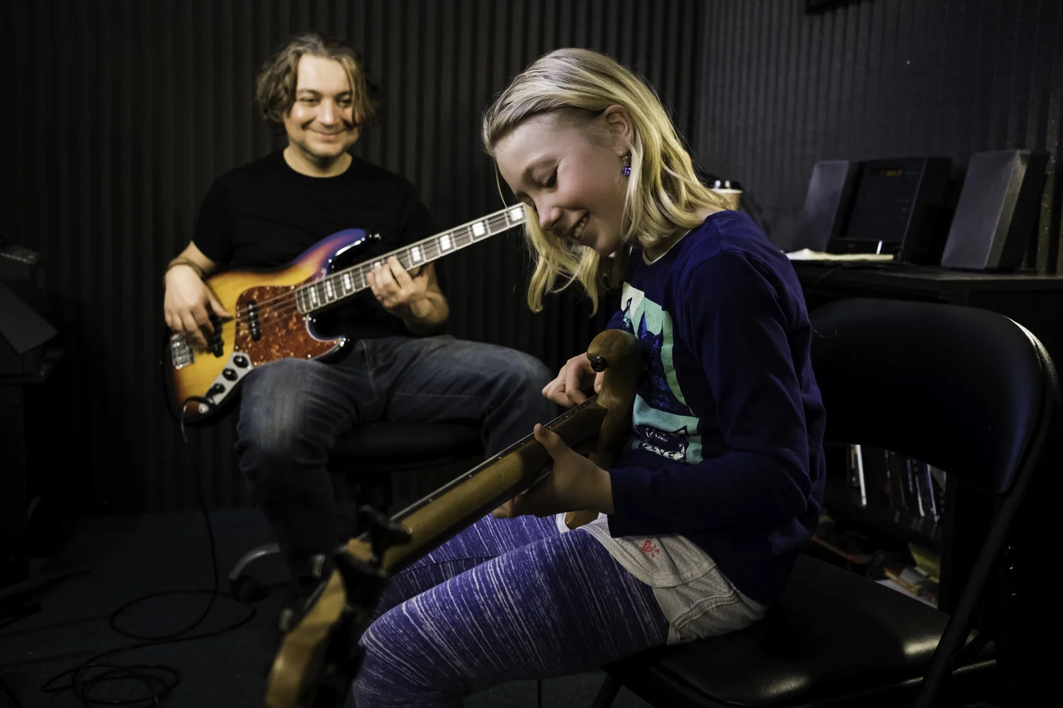 Bass guitar lessons at Burlington Music Dojo