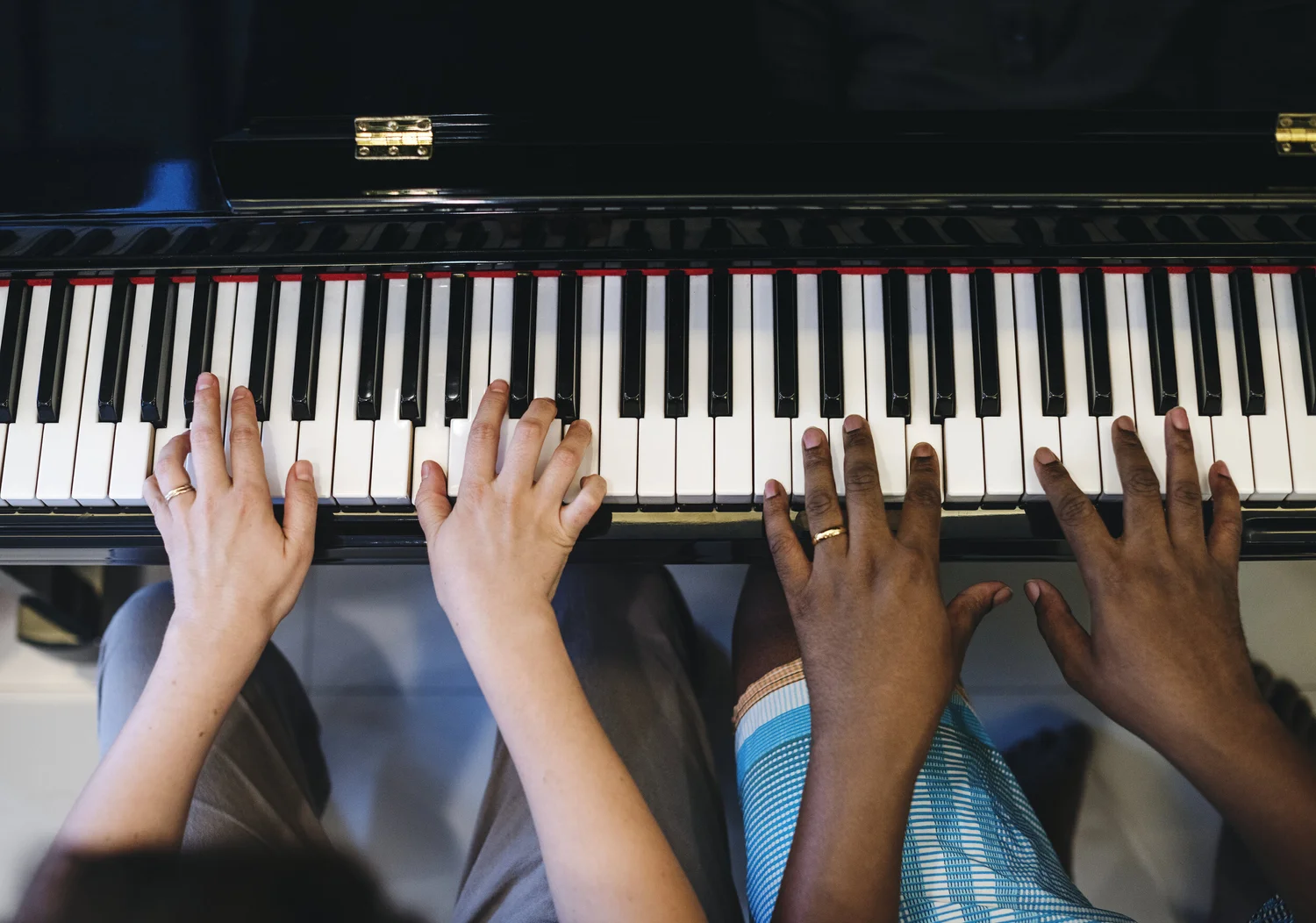 Playing and singing together