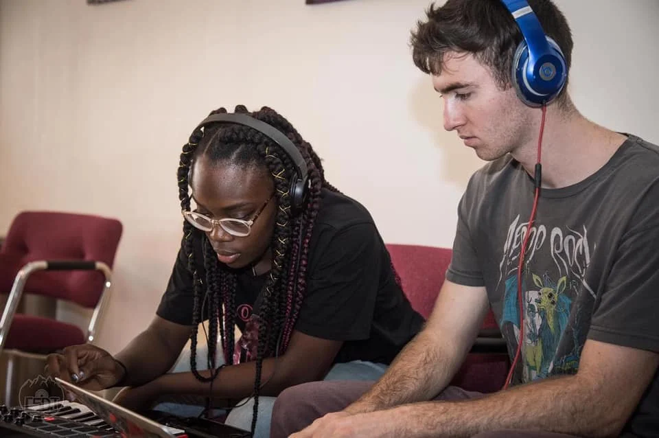 Beats, Rhythms, and Rhyme program participant