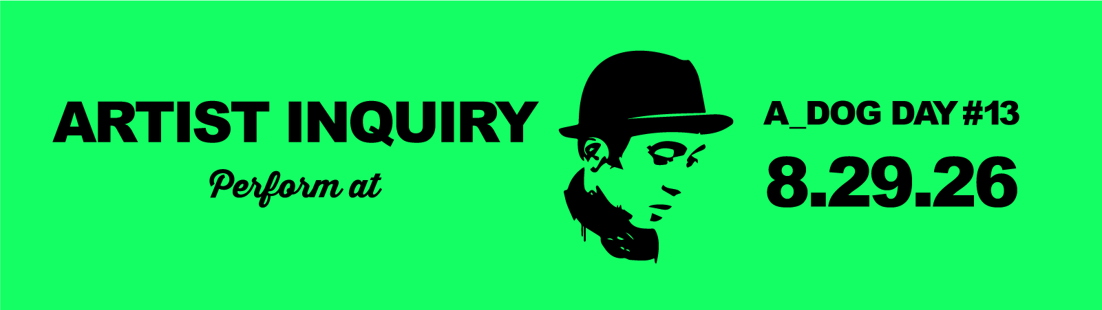 A_Dog Day No. 13 artist inquiry banner