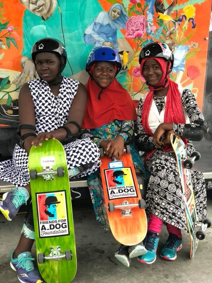 Roll with It skate program participant