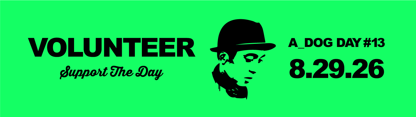 A_Dog Day No. 13 volunteer banner